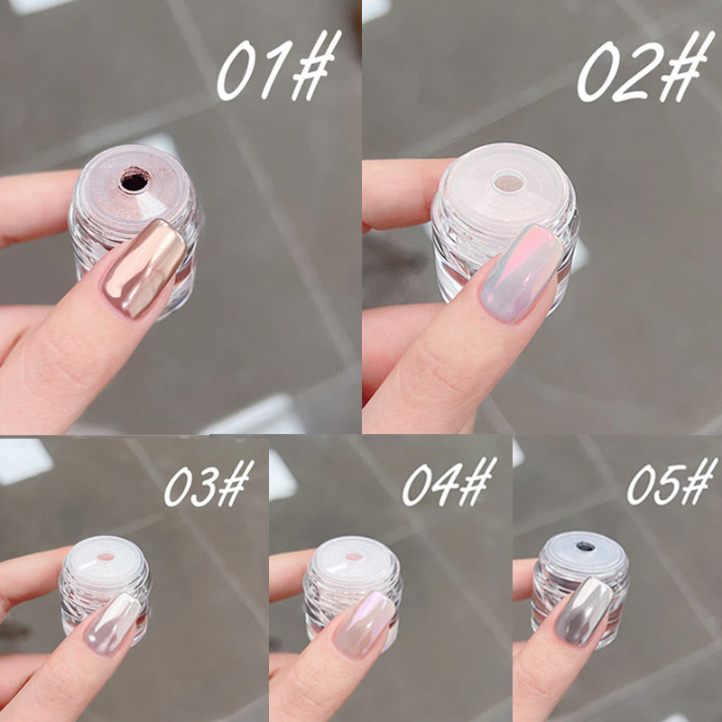 Chrome Mirror-Effect Nail Powder