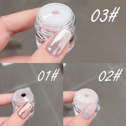 Chrome Mirror-Effect Nail Powder