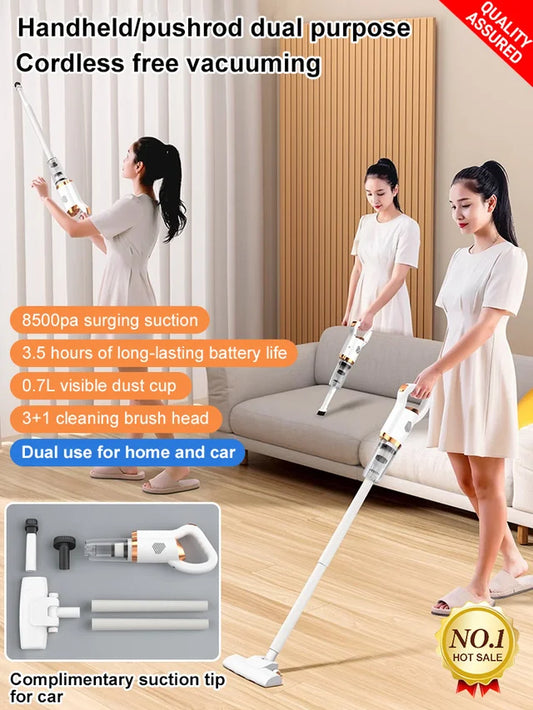Cordless Household and Car Vacuum Cleaner