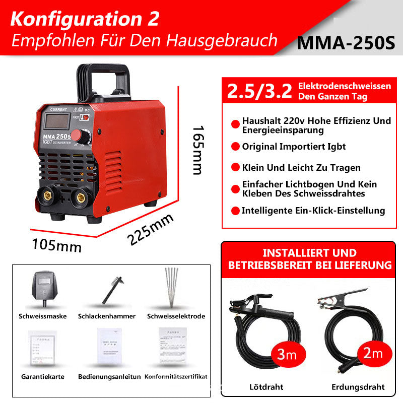 🚀Last day special offer🔥Fully automatic Cual Voltage Dual-purpose Industrial Grade Solid Copper Welding Machine