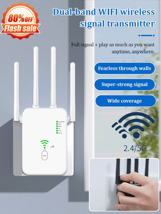 Dual-band WiFi wireless signal device