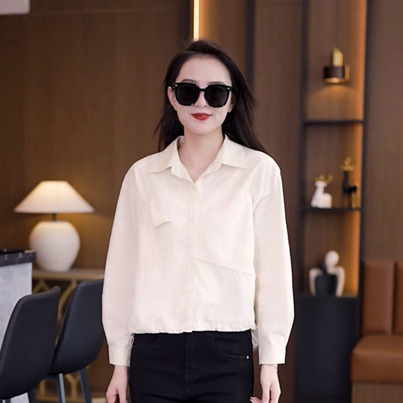 Stylish Patchwork Shirt For Women