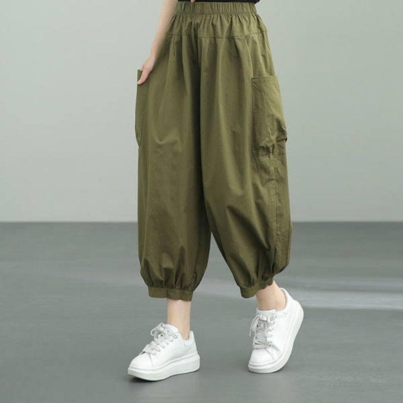 🔥Women's Vintage Casual Loose Ankle Length Pants（50% OFF）