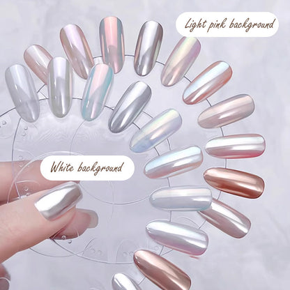 Chrome Mirror-Effect Nail Powder