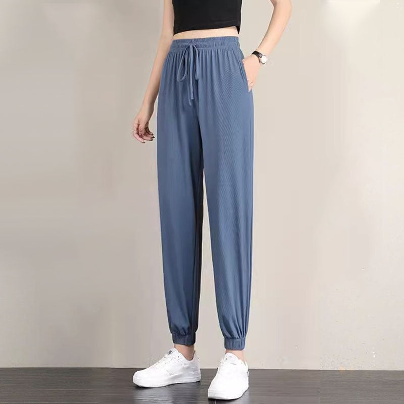 Summer Cool Quick-Dry Stretchy Sweatpants for Lady