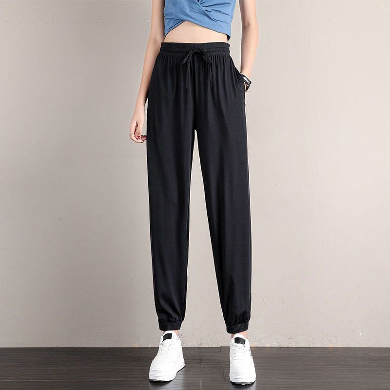 Summer Cool Quick-Dry Stretchy Sweatpants for Lady