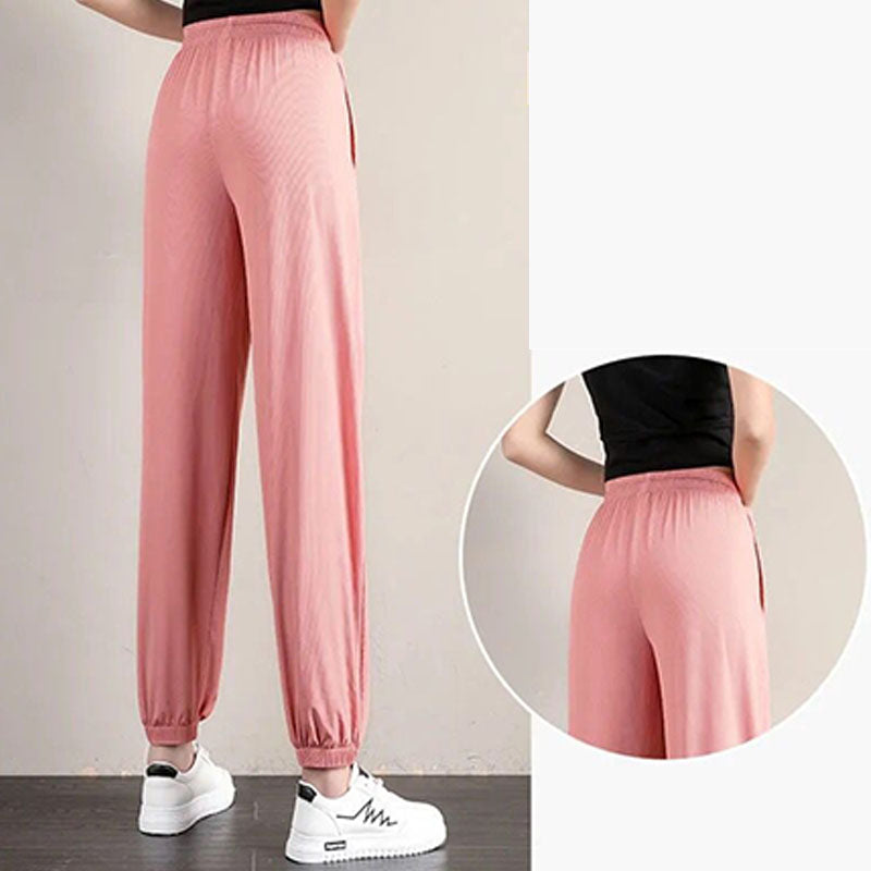 Summer Cool Quick-Dry Stretchy Sweatpants for Lady