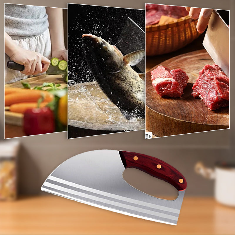 🔪5Cr15Mov Stainless Steel 🔪Labour-saving and lightweight stainless steel kitchen knives