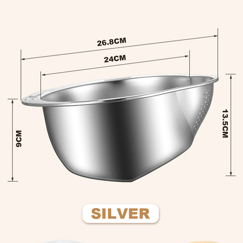 🔥HOT SALE🔥Stainless Steel Rice Strainer Bowl