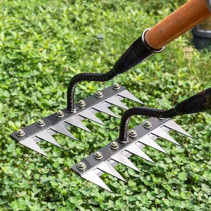 ✨Last day sale 49% OFF🐶5/6/7/8 Teeth Carbon Steel Garden Weeding Rake