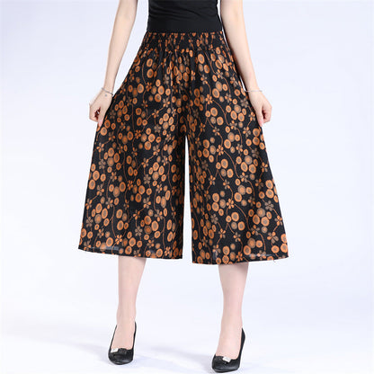 🎁Hot Sale 50% OFF-Buy 4 Free Shipping⏳Women's High Elastic Waist Pleated Chiffon Wide Leg