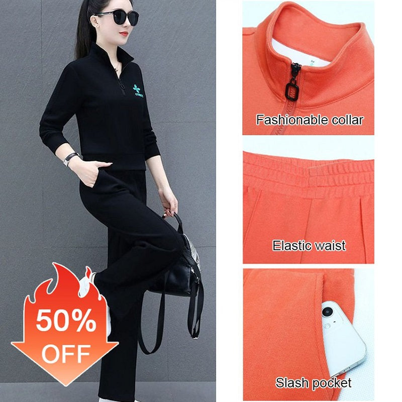 Women Sportswear Loose & Thin Casual Two-piece Suit