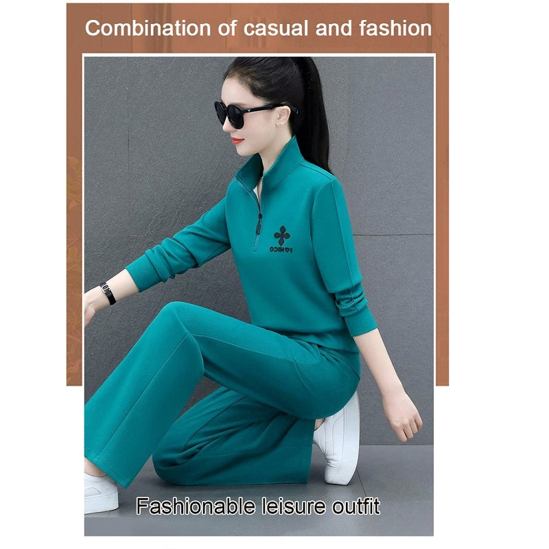 Women Sportswear Loose & Thin Casual Two-piece Suit