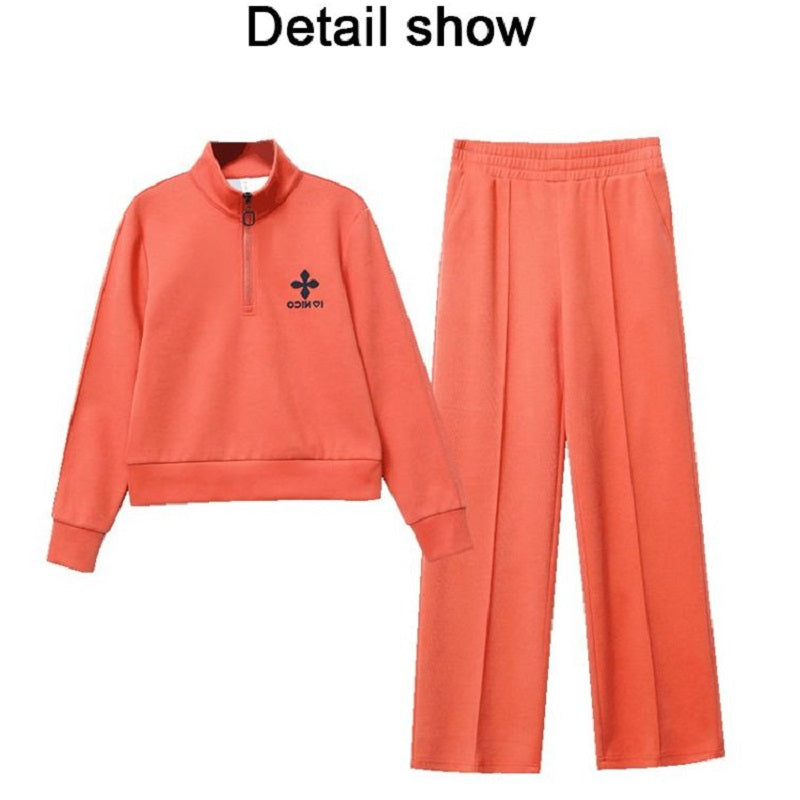 Women Sportswear Loose & Thin Casual Two-piece Suit