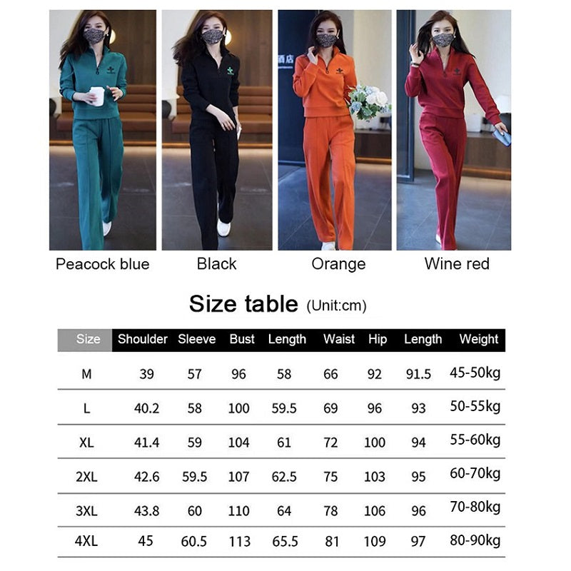 Women Sportswear Loose & Thin Casual Two-piece Suit