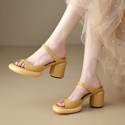 French thick-soled thick-heeled sandals✨ (free shipping to your home)✨