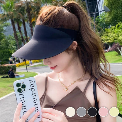 UV Non marking integrated sunscreen hat