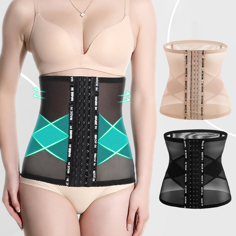 Cross Mesh Girdle for Waist Shaping