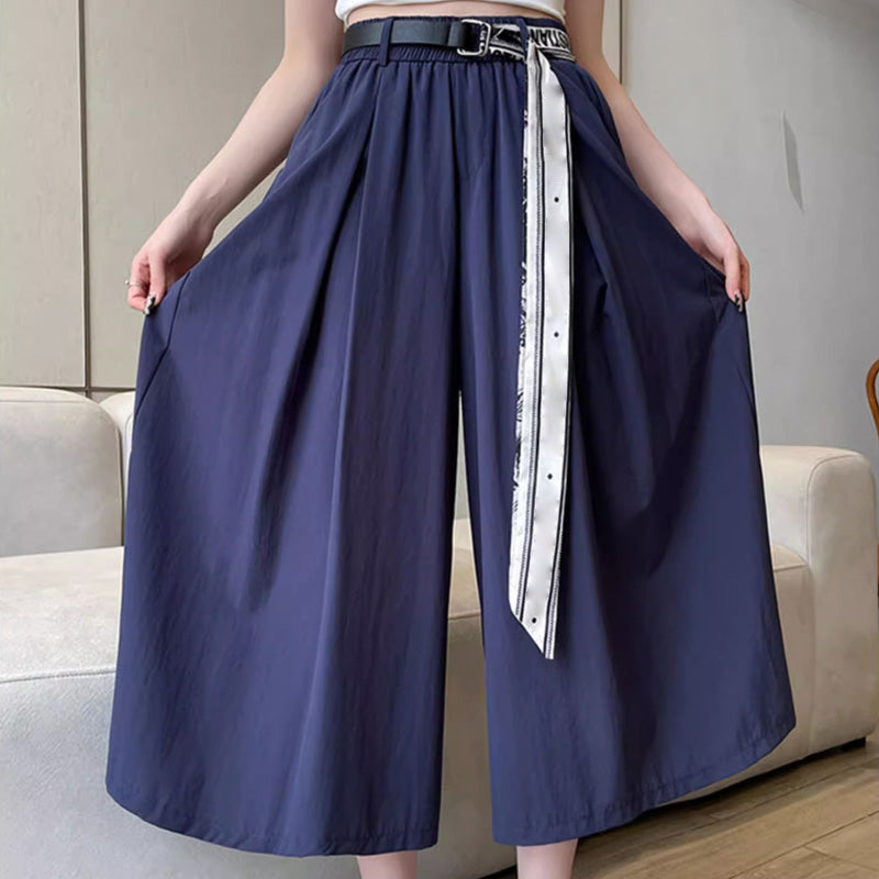 A-line Waistband Skirt Pants for Women