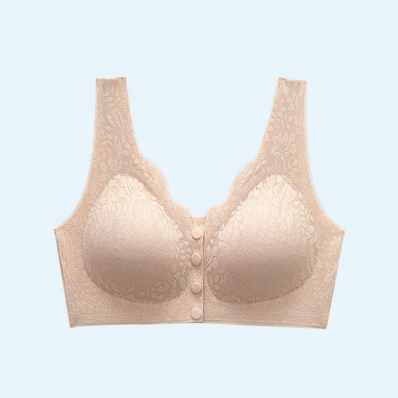 Front Buckle Sleep Bra For Older Women M-3XL