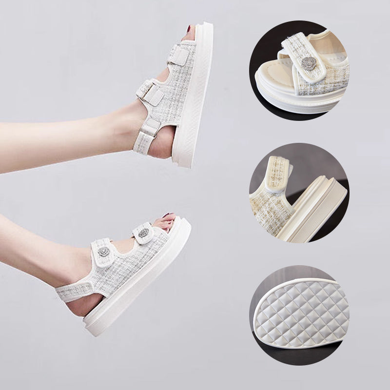 Elegant Camellia Sandals for Women