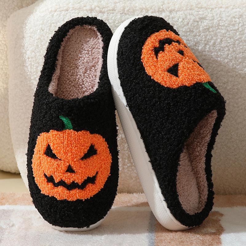 Cozy Fall Spooky Slippers