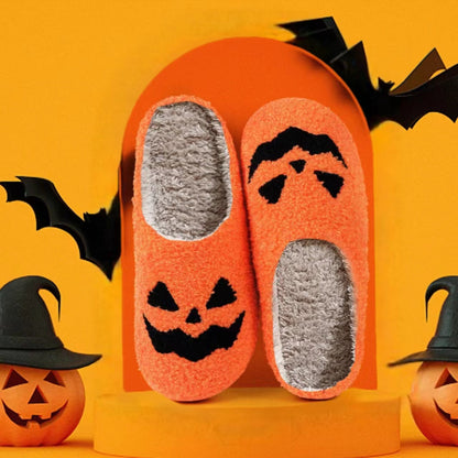 Cozy Fall Spooky Slippers