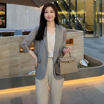 Women's Temperament Tencel Sunscreen Summer Suit Blazer