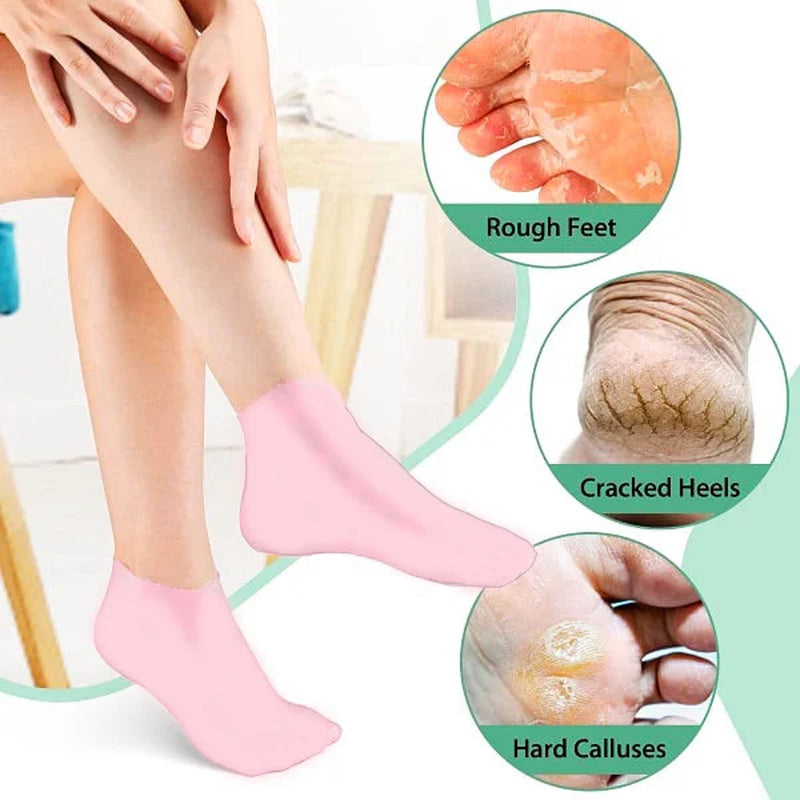 Foot Spa Pedicure Silicone Socks