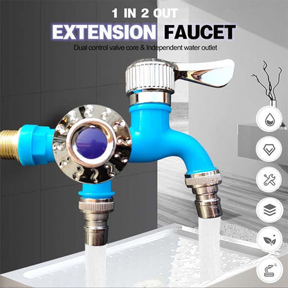 💦Outdoor Antifreeze Dual Control Faucet（50% OFF🔥）