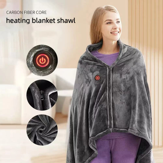 🔥Free Shipping USB Heated Blanket Wrap