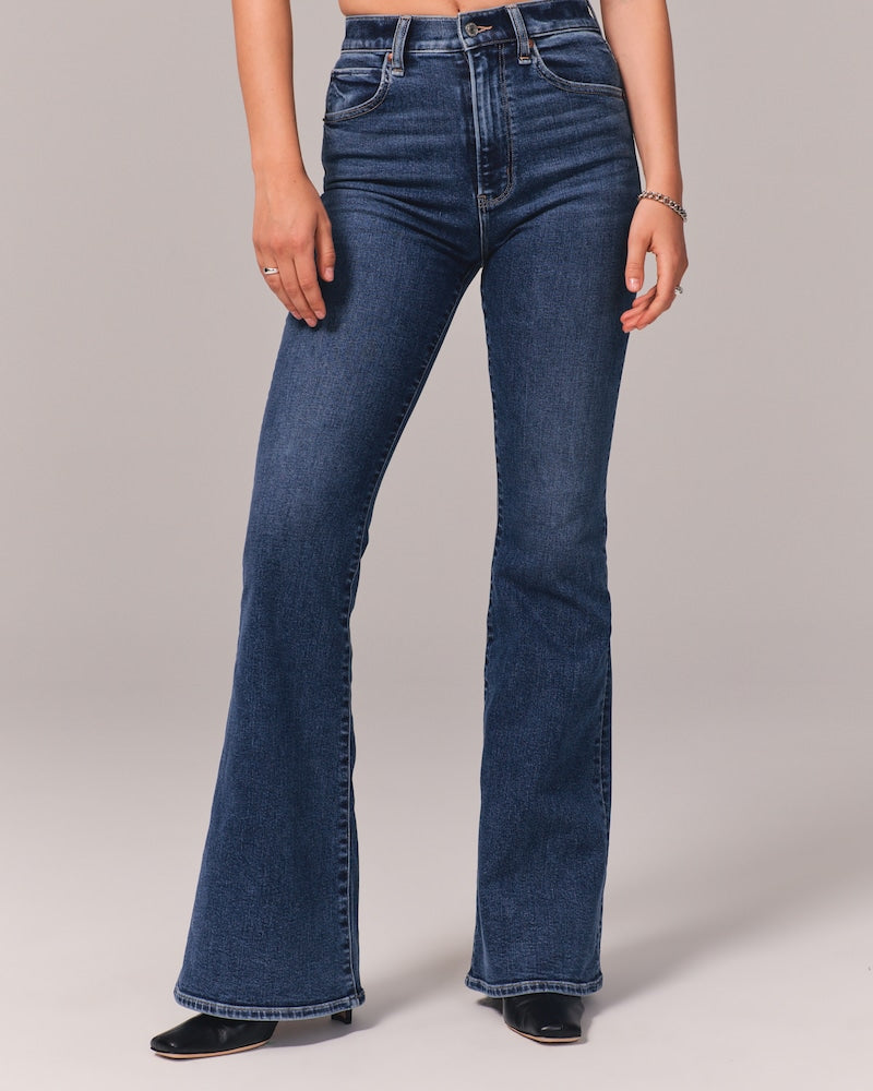 ✨Limited time 50% off✨Super High-Waisted Stretchy Versatile Flared Jeans