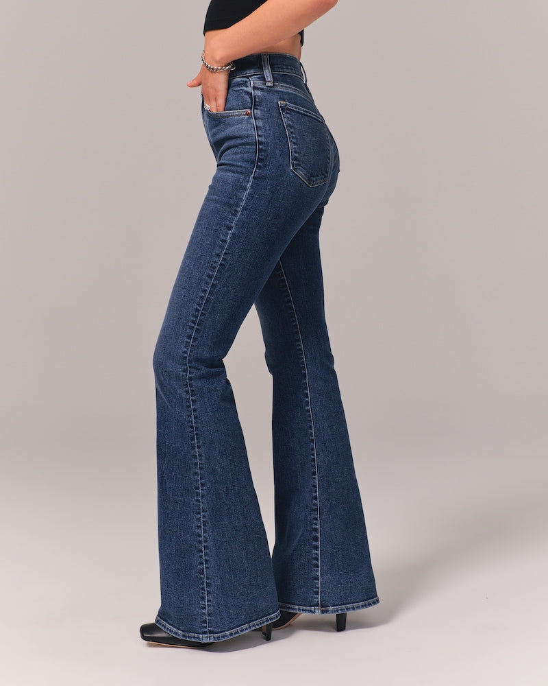 ✨Limited time 50% off✨Super High-Waisted Stretchy Versatile Flared Jeans