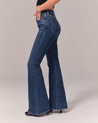 ✨Limited time 50% off✨Super High-Waisted Stretchy Versatile Flared Jeans