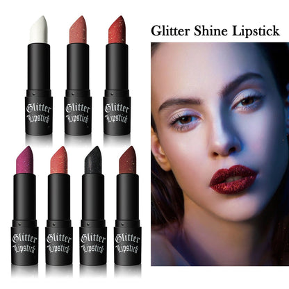 [🔥Today's lowest price] Matte permanent lipstick with fine glitters✨✨✨✨