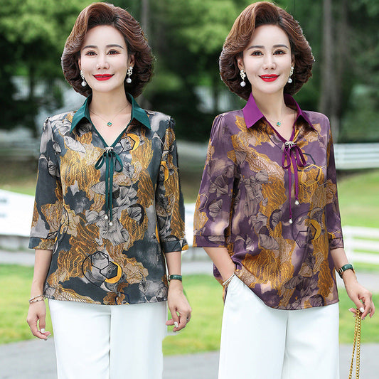 🎉New Product Launch💐– Women's Fashionable  silk shirt（40% OFF）