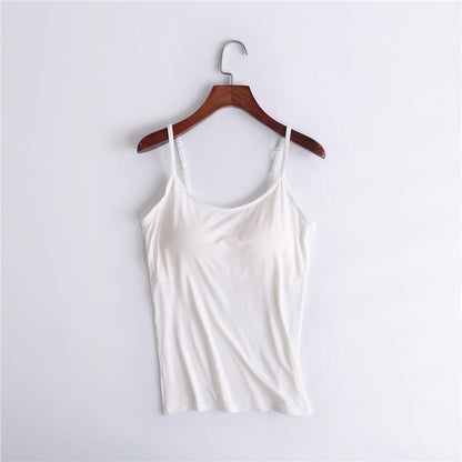 🔥🔥 Women Tank Top With Built In Bra Camisole