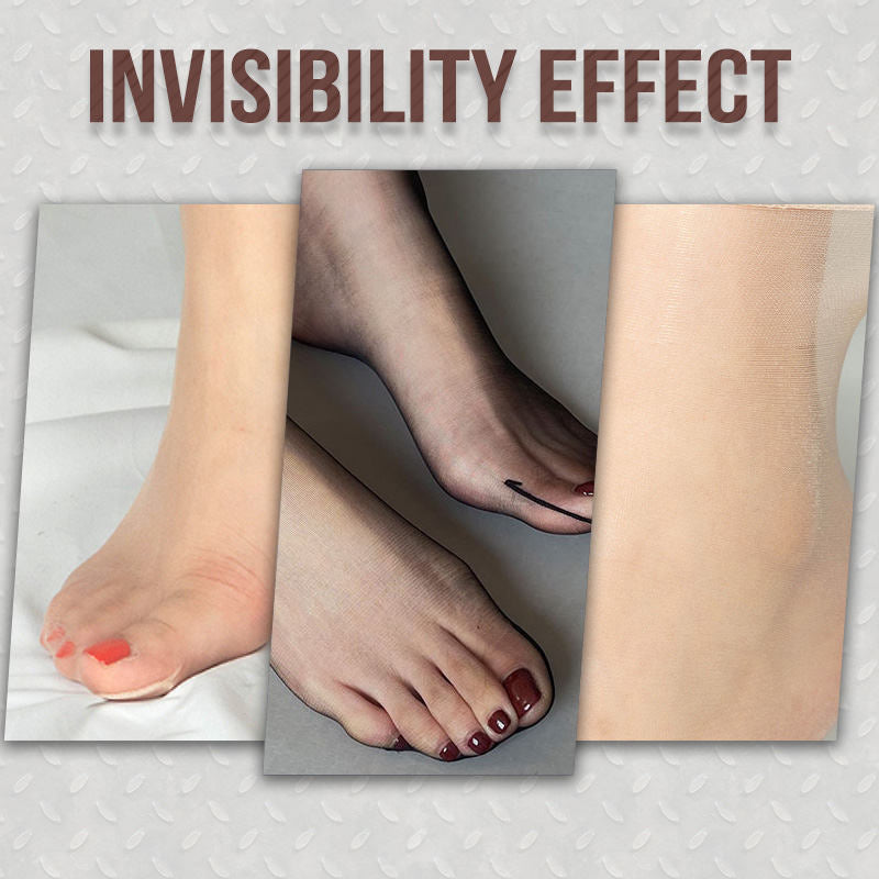 *Non-slip and invisible crystal silk socks