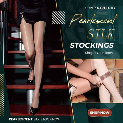 (🎁2024 New Year Hot Sale🎁)🔥4Pcs Plus Size Pearlescent Silk Stockings Pantyhose(49% OFF)