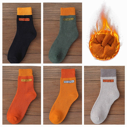 [Thoughtful Gift] Fashion Unisex Thick Fleece Socks