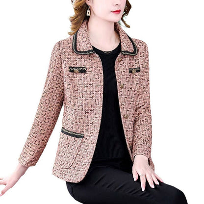 🔥Hot Sale🔥Women's Elegant Button-Down Vintage Jacket（50% OFF）