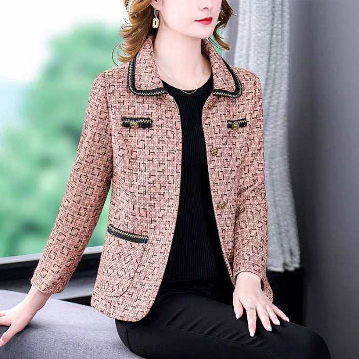 🔥Hot Sale🔥Women's Elegant Button-Down Vintage Jacket（50% OFF）