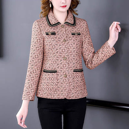 🔥Hot Sale🔥Women's Elegant Button-Down Vintage Jacket（50% OFF）