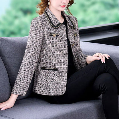 🔥Hot Sale🔥Women's Elegant Button-Down Vintage Jacket（50% OFF）