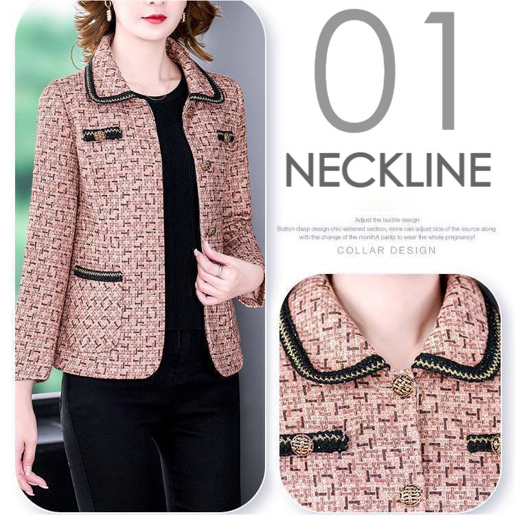 🔥Hot Sale🔥Women's Elegant Button-Down Vintage Jacket（50% OFF）