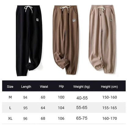 🔥✨HOT SALE 19.99🎄🎁Thickened Warm Drawstring Sweatpants(40%OFF)