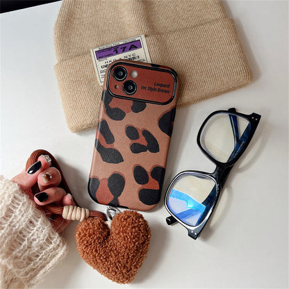 [Best Gift For Phone] Luxurious Brown Leopard Print Case Cover For iPhone