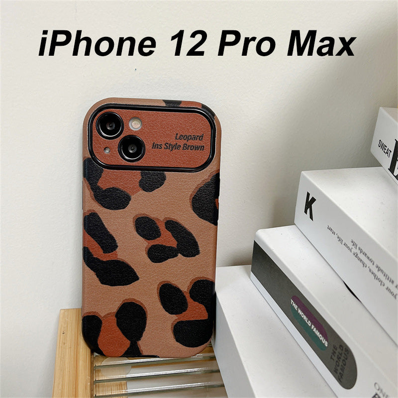 [Best Gift For Phone] Luxurious Brown Leopard Print Case Cover For iPhone