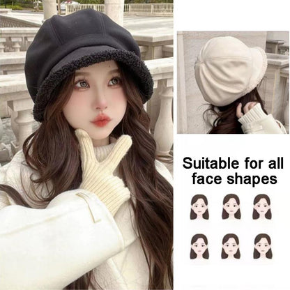 Winter Lady's Beret Fisherman Cap