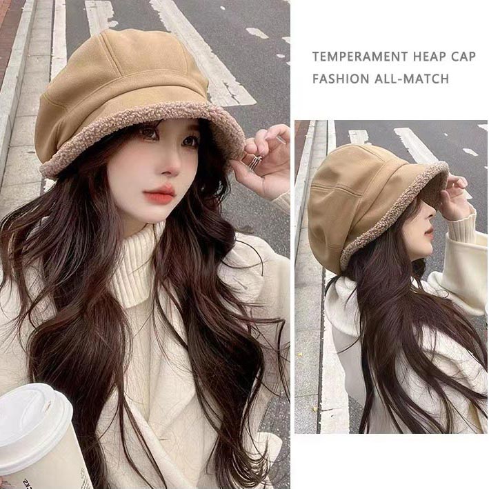 Winter Lady's Beret Fisherman Cap